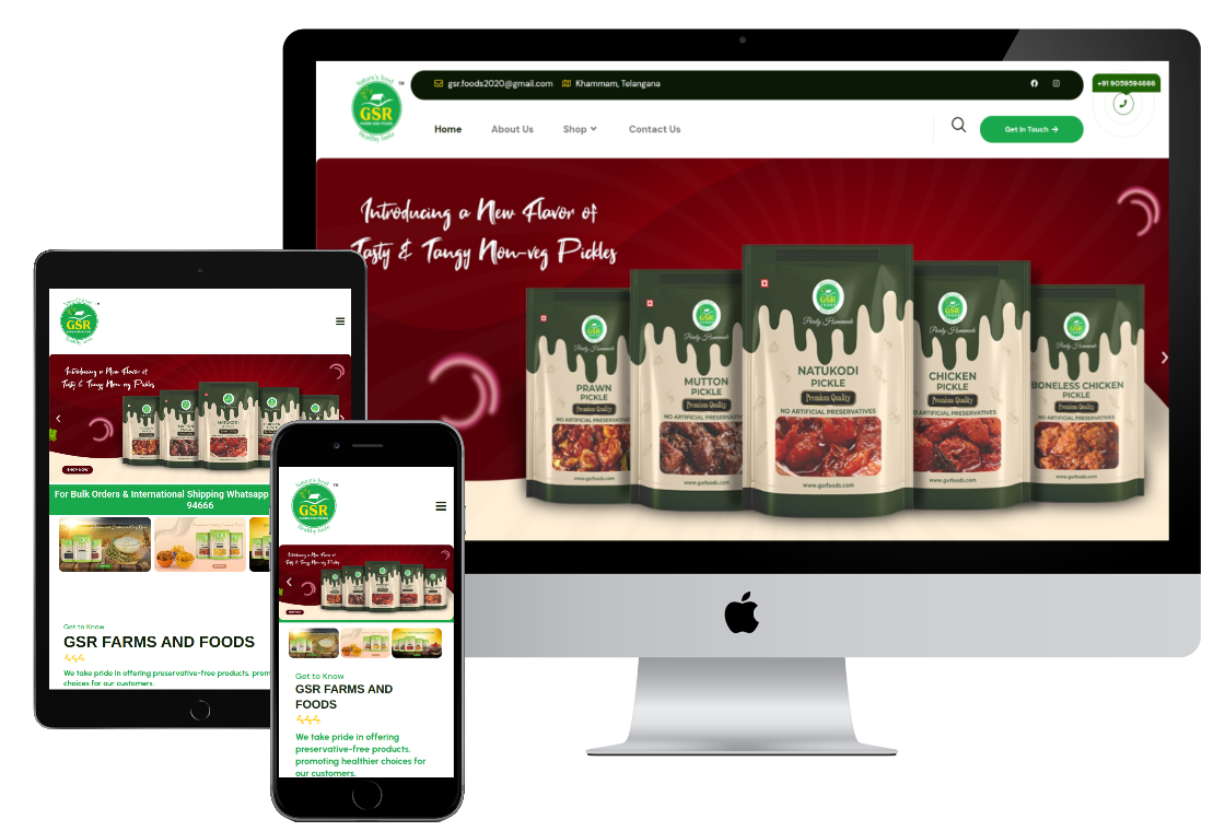gsr foods mockup